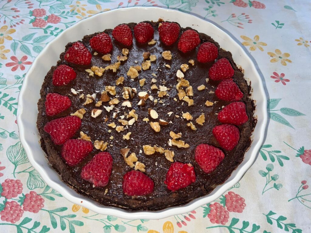 Crostata mit Mandel- und Reismehl